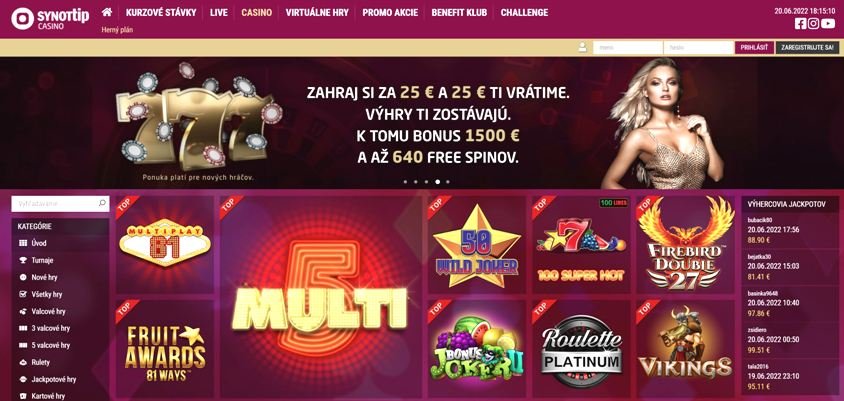 Synottip casino online